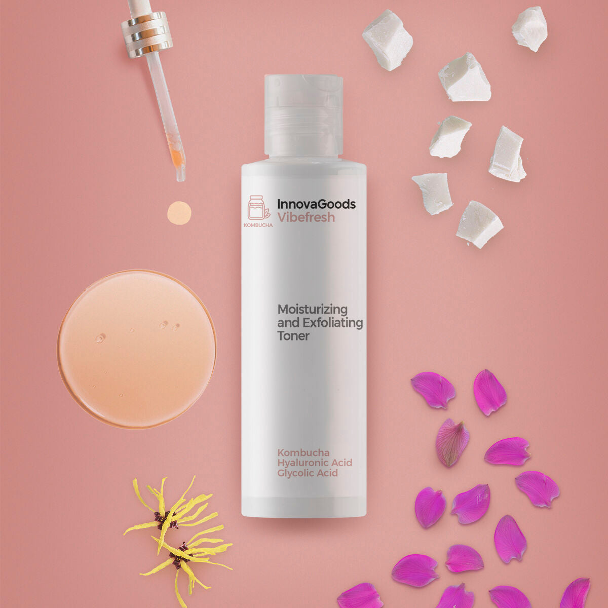 InnovaGoods Gesichtswasser Kombucha mit Peeling-Effekt