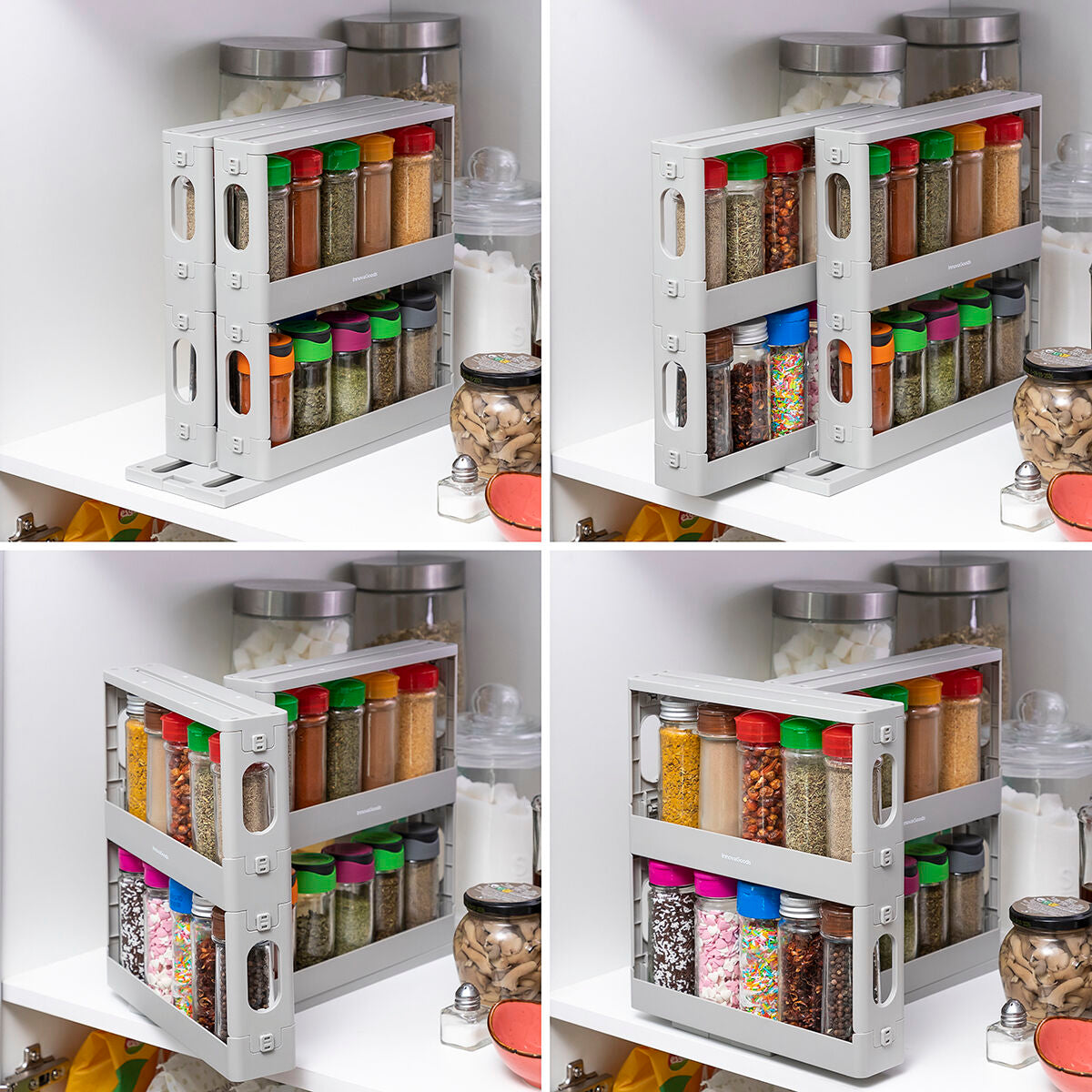 InnovaGoods Gewürzhalter auszieh- und schwenkbar