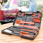 InnovaGoods Handkoffer Barbacoa Barbecase 18 Stücke Schwarz - Home & Wohnen