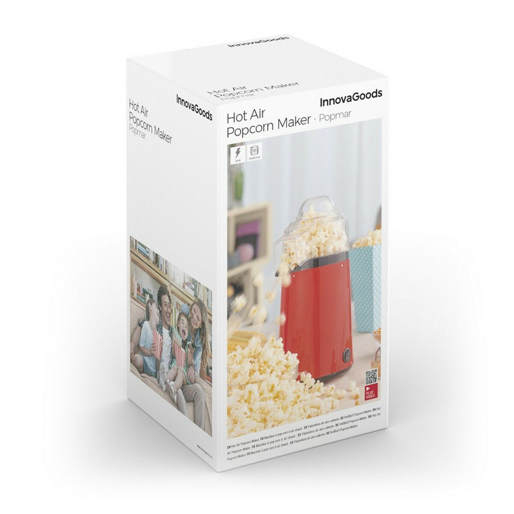 InnovaGoods Heißluft-Popcornmaschine 1200W Schwarz