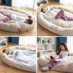 InnovaGoods Human Dog Bed XXL Beige für Menschen - Neuheiten