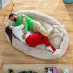 InnovaGoods Human Dog Bed XXL Beige für Menschen - Neuheiten