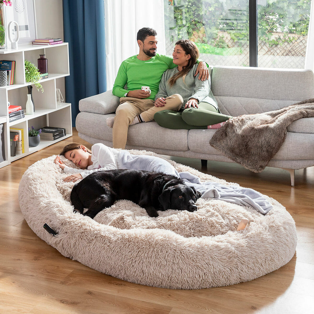 InnovaGoods Human Dog Bed XXL Beige für Menschen - Neuheiten
