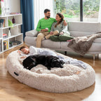 InnovaGoods Human Dog Bed XXL Beige für Menschen - Neuheiten