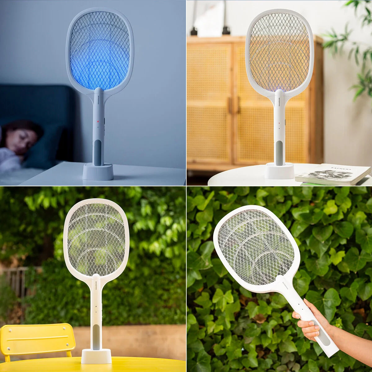 Elecfly 2-in-1 elektrische Fliegenklatsche mit UV-Licht – Produktansicht 3