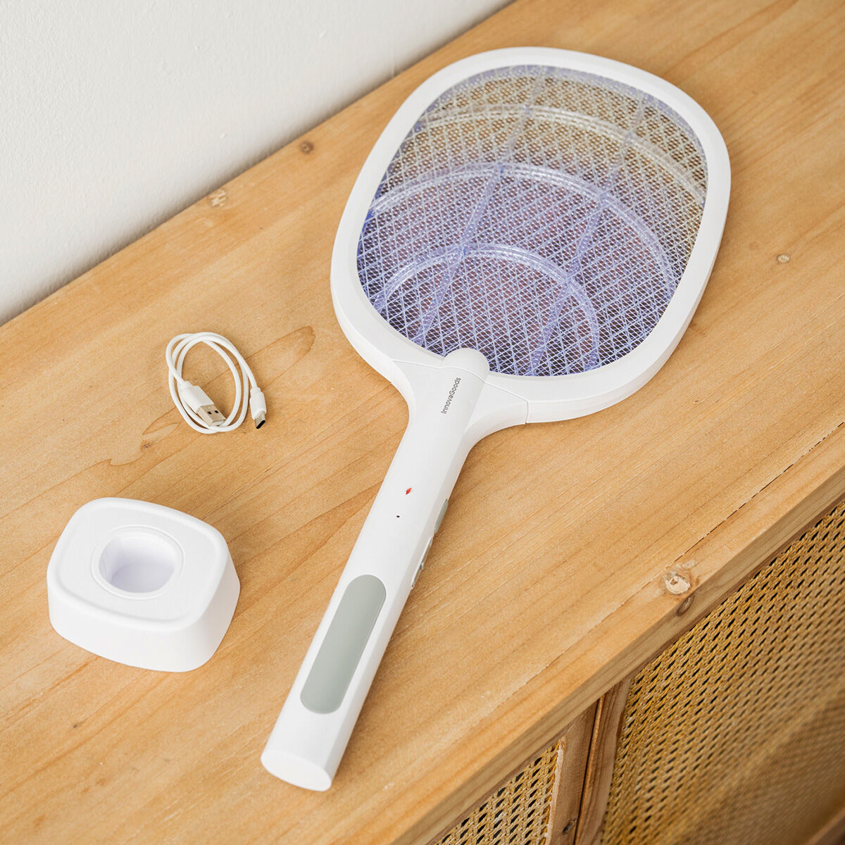 InnovaGoods Insektenvernichter Racket mit UV-Licht
