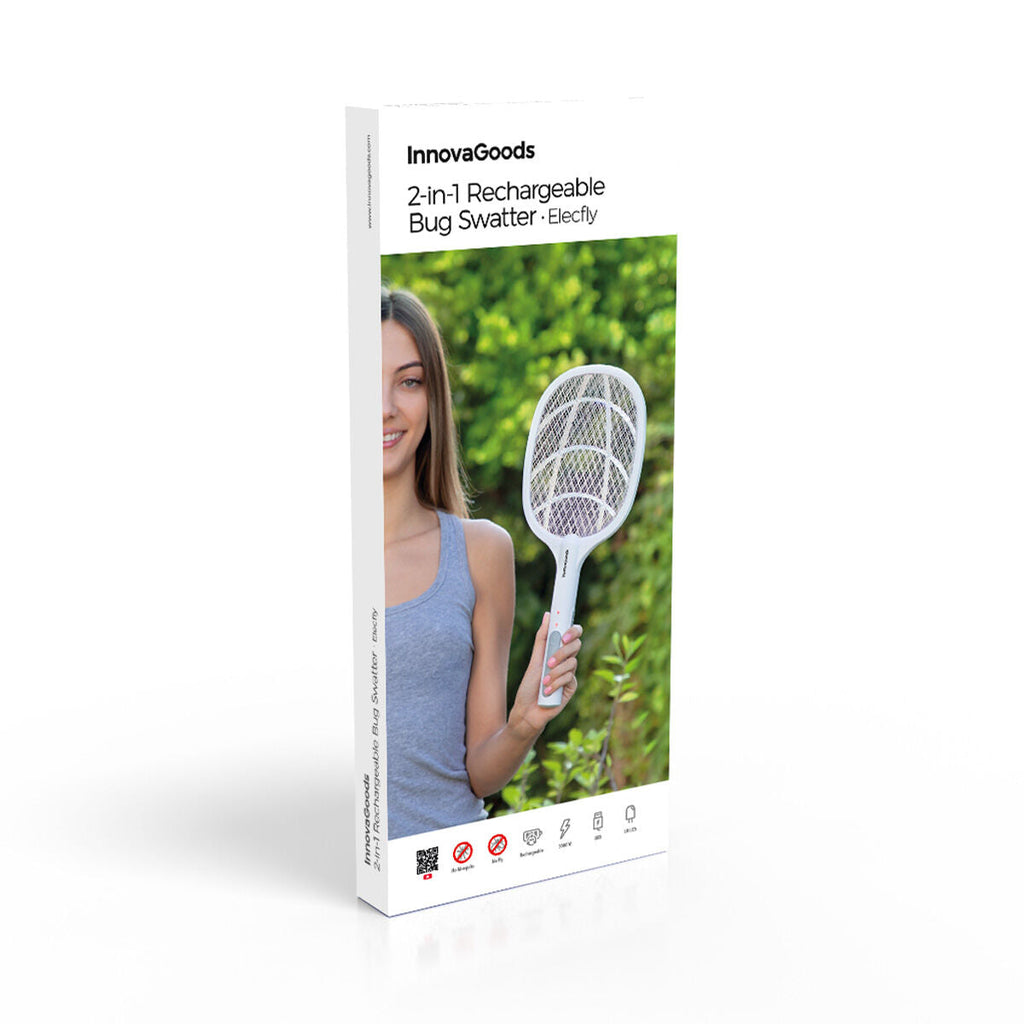 InnovaGoods Insektenvernichter Racket mit UV-Licht