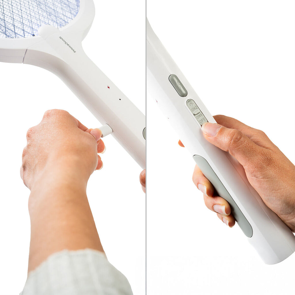 InnovaGoods Insektenvernichter Racket mit UV-Licht