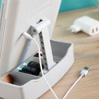 InnovaGoods Klappbarer LED-Spiegel mit Make-up-Organizer