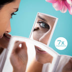 InnovaGoods Klappbarer LED-Spiegel mit Make-up-Organizer