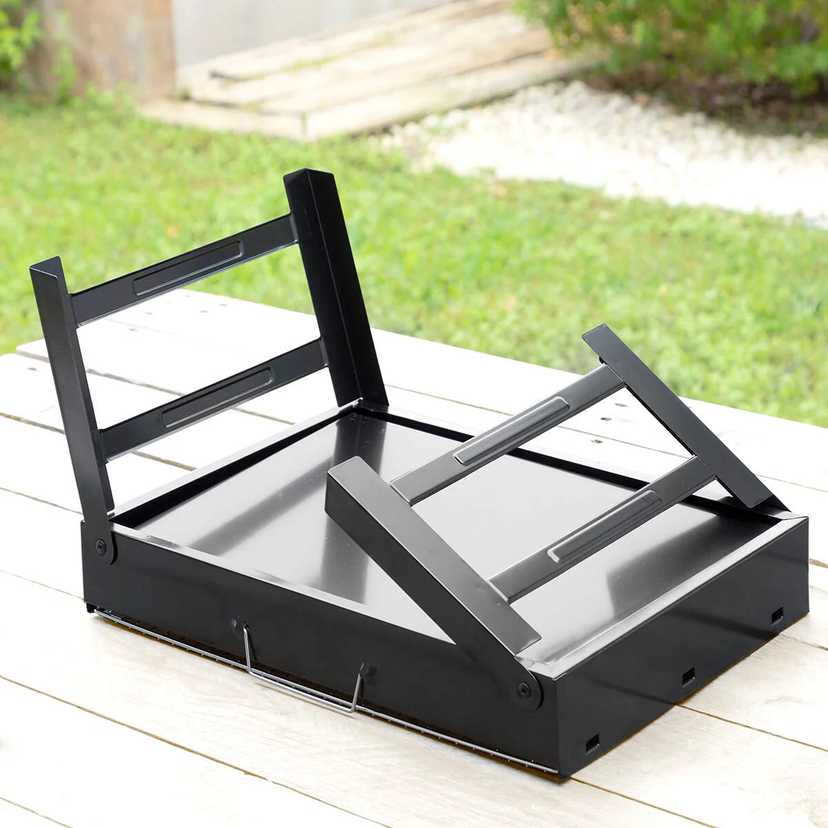 InnovaGoods Klappbarer tragbarer Grill für Holzkohle
