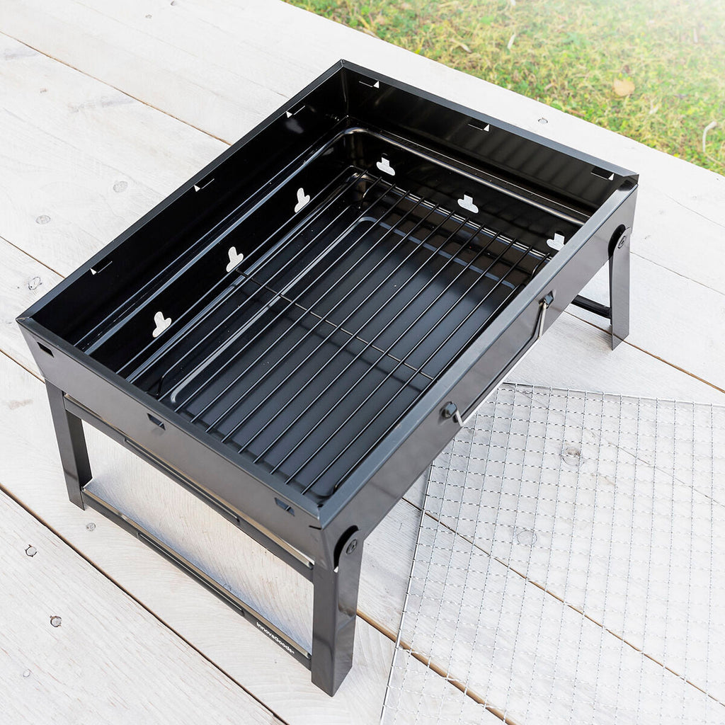 InnovaGoods Klappbarer tragbarer Grill für Holzkohle