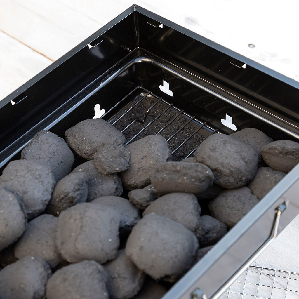InnovaGoods Klappbarer tragbarer Grill für Holzkohle