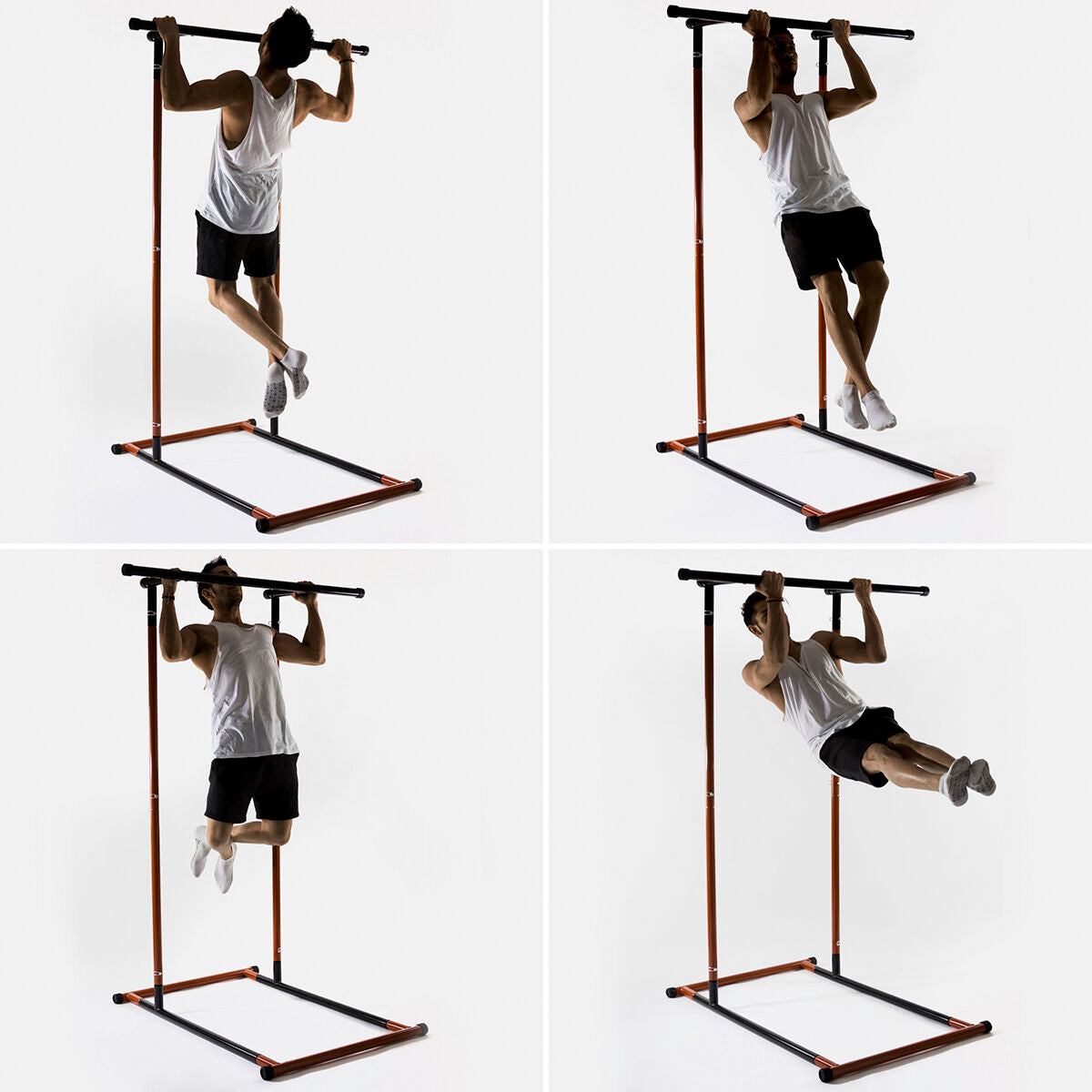 InnovaGoods Klimmzug- und Fitnessstation – Schwarz/Orange