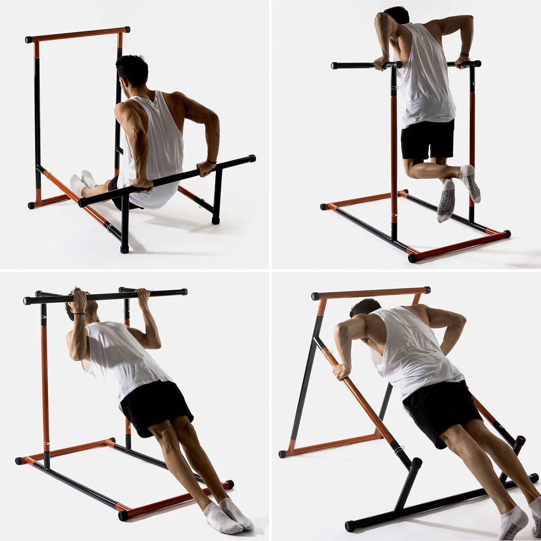 Klimmzug- und Fitnessstation mit Übungsanleitungen – Detailansicht 3