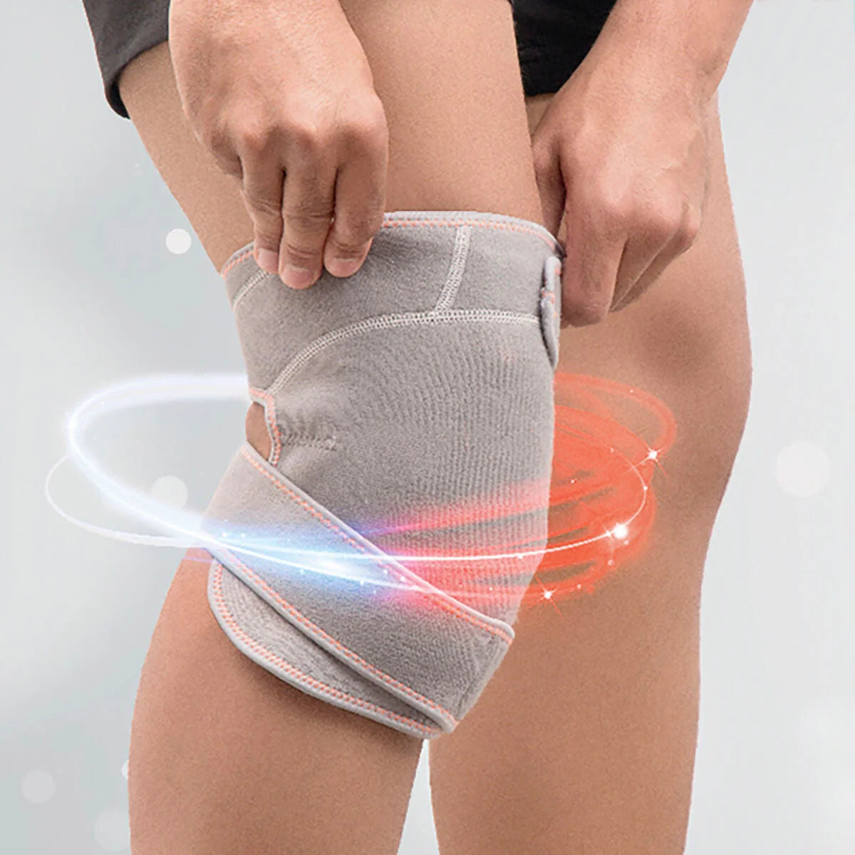 Kniebandage mit Wärme und Kälte Gelkissen