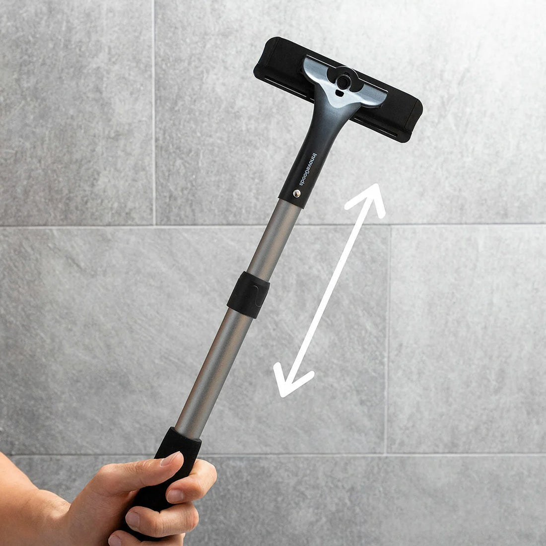 Körperrasierer mit ausziehbarem Aluminiumgriff Extaver – Detailansicht 1