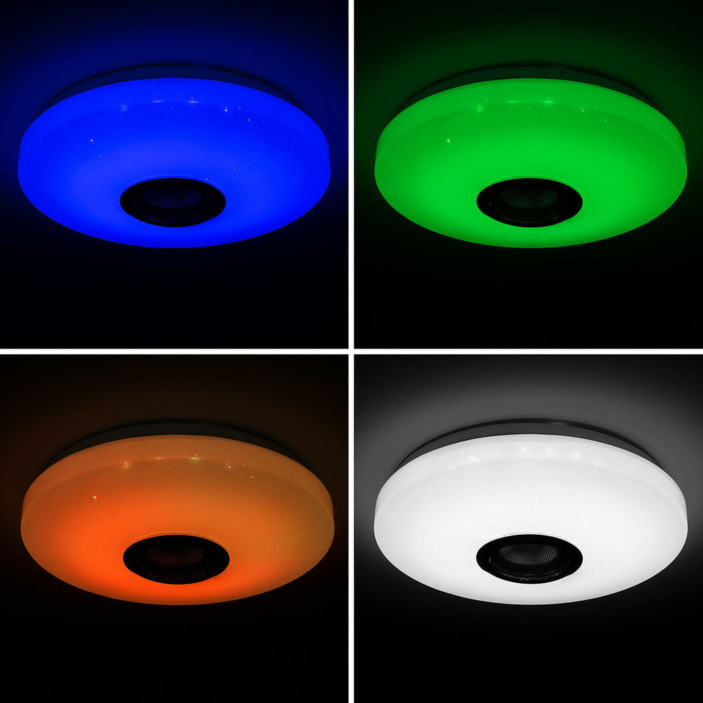 InnovaGoods LED-Deckenleuchte mit Lautsprecher