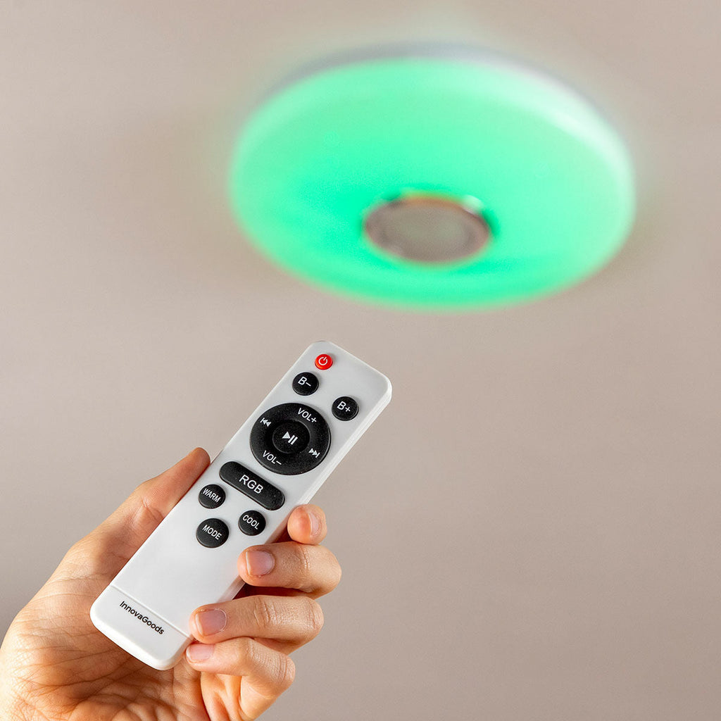 InnovaGoods LED-Deckenleuchte mit Lautsprecher