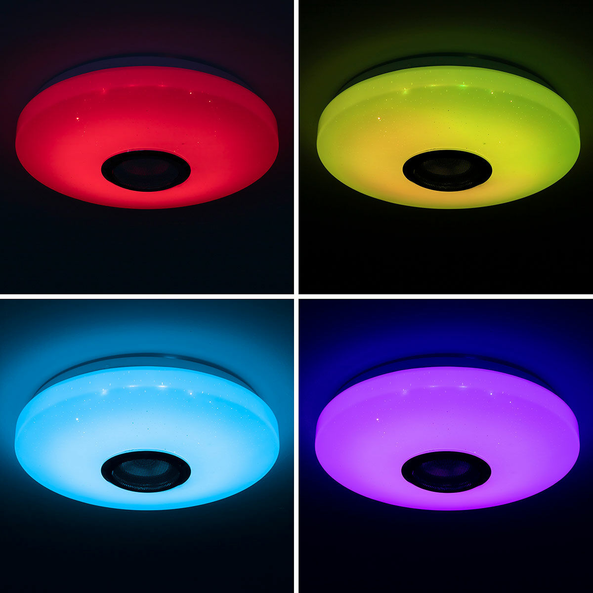 InnovaGoods LED-Deckenleuchte mit Lautsprecher