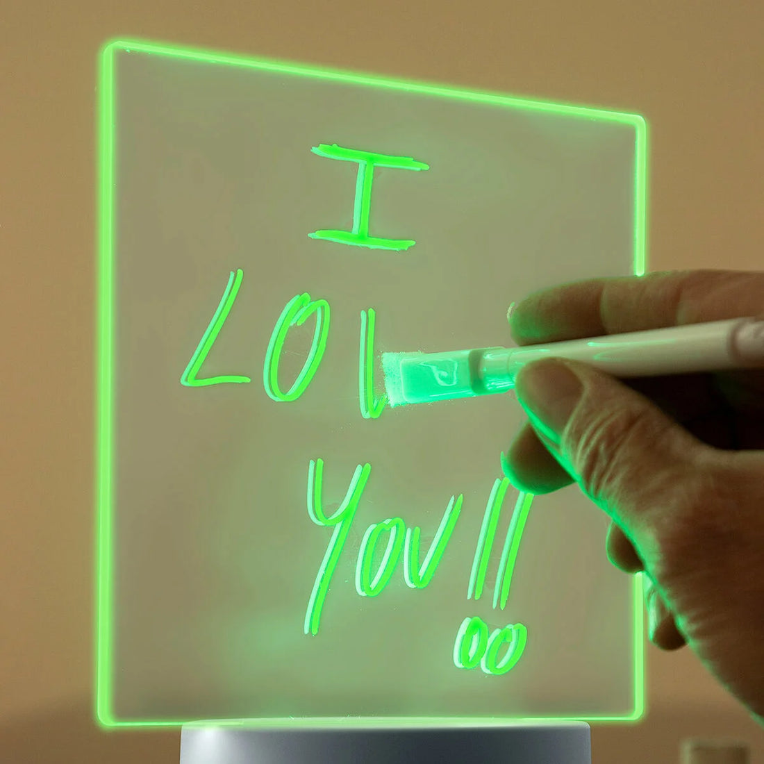 LED-Notiztafel Lemo mit 16 Lichtfarben – Detailansicht 5