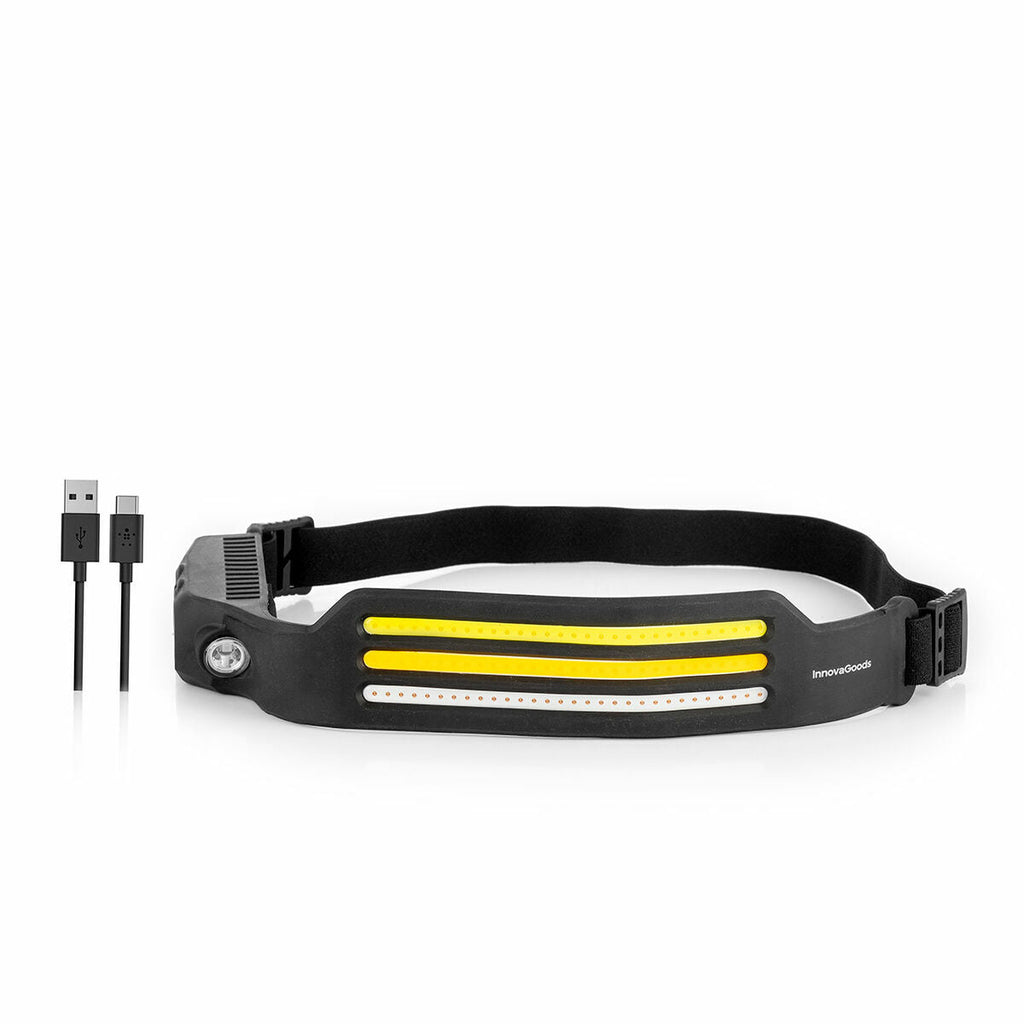 InnovaGoods LED Stirnlampe Recobright – Wiederaufladbar