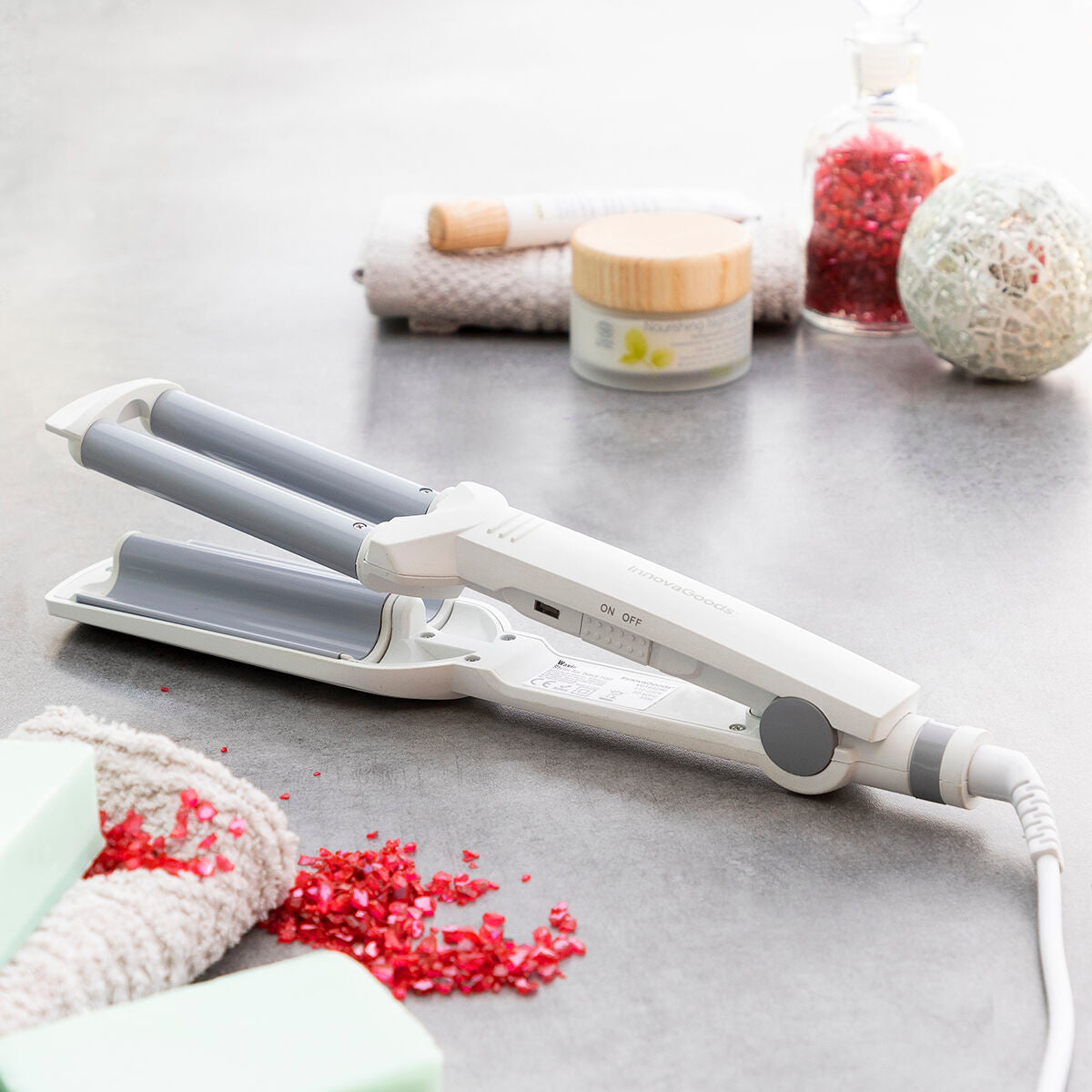 InnovaGoods Lockenstab Keramik 55 W für definierte Locken
