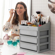 Makeser Make-up-Organizer mit 3 Schubladen