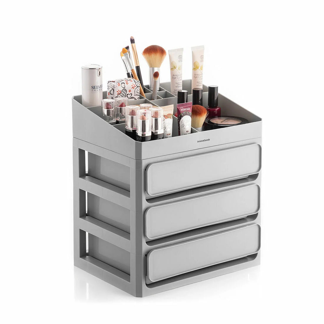 Makeser Make-up-Organizer mit 3 Schubladen – Detailansicht 3