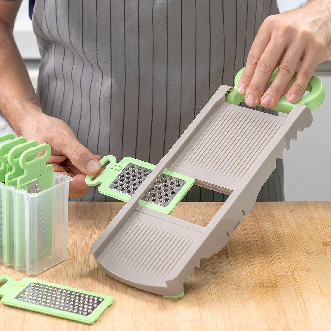 Mandoline-Reibeisen Faltbar 6 in 1 Choppie – Detailansicht 2