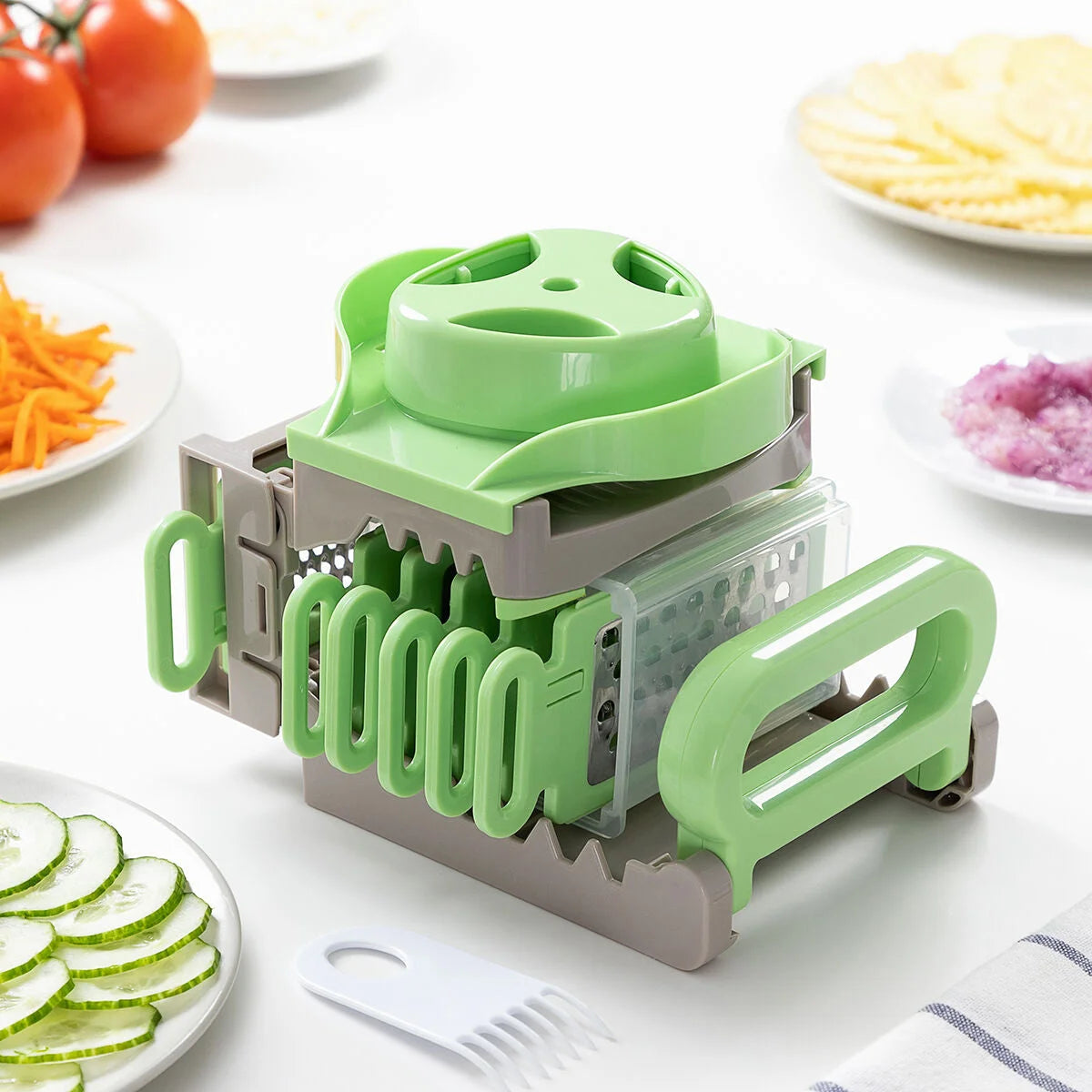 Mandoline-Reibeisen Faltbar 6 in 1 Choppie – Produktansicht 2