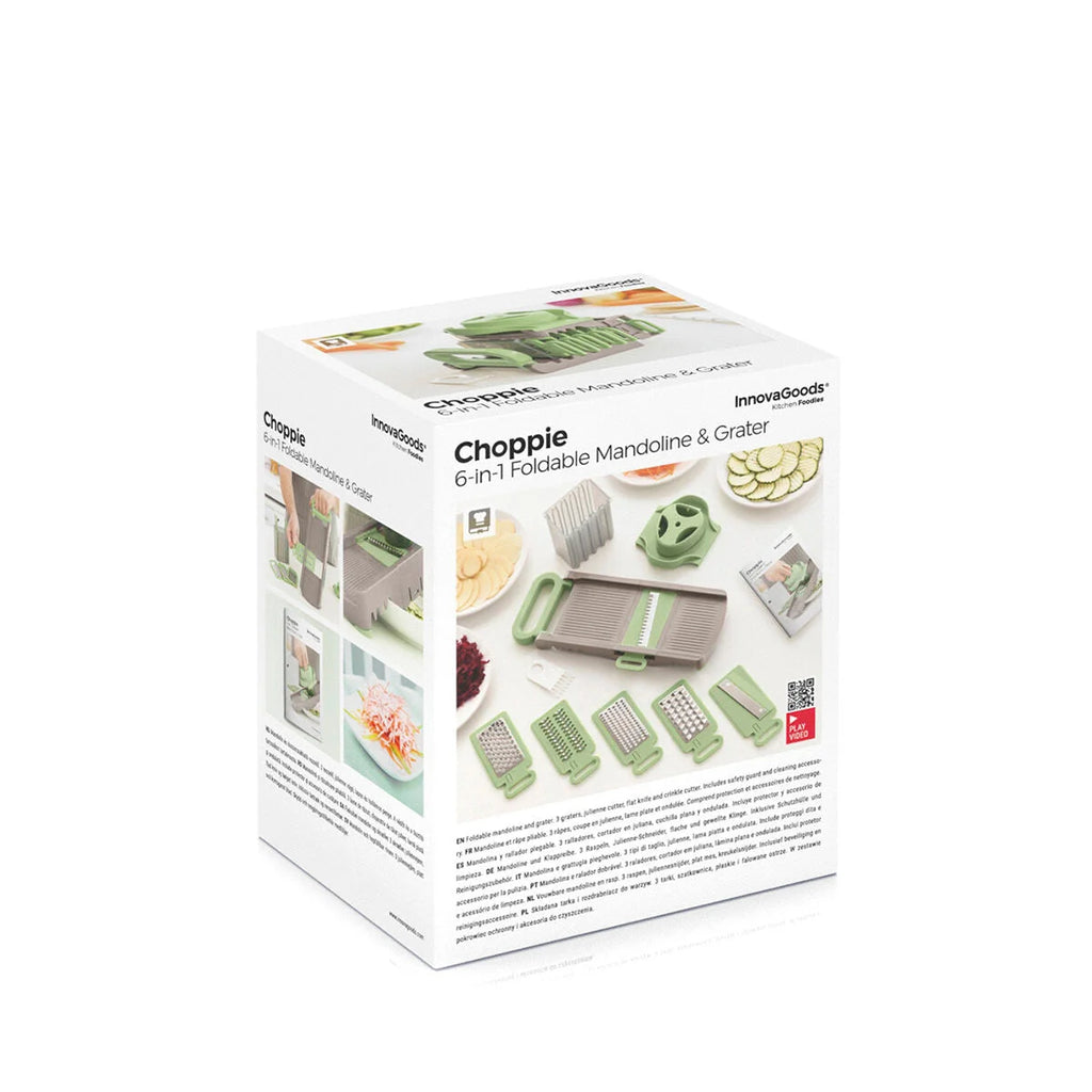InnovaGoods Mandoline-Reibeisen Faltbar 6 in 1 – Praktisch