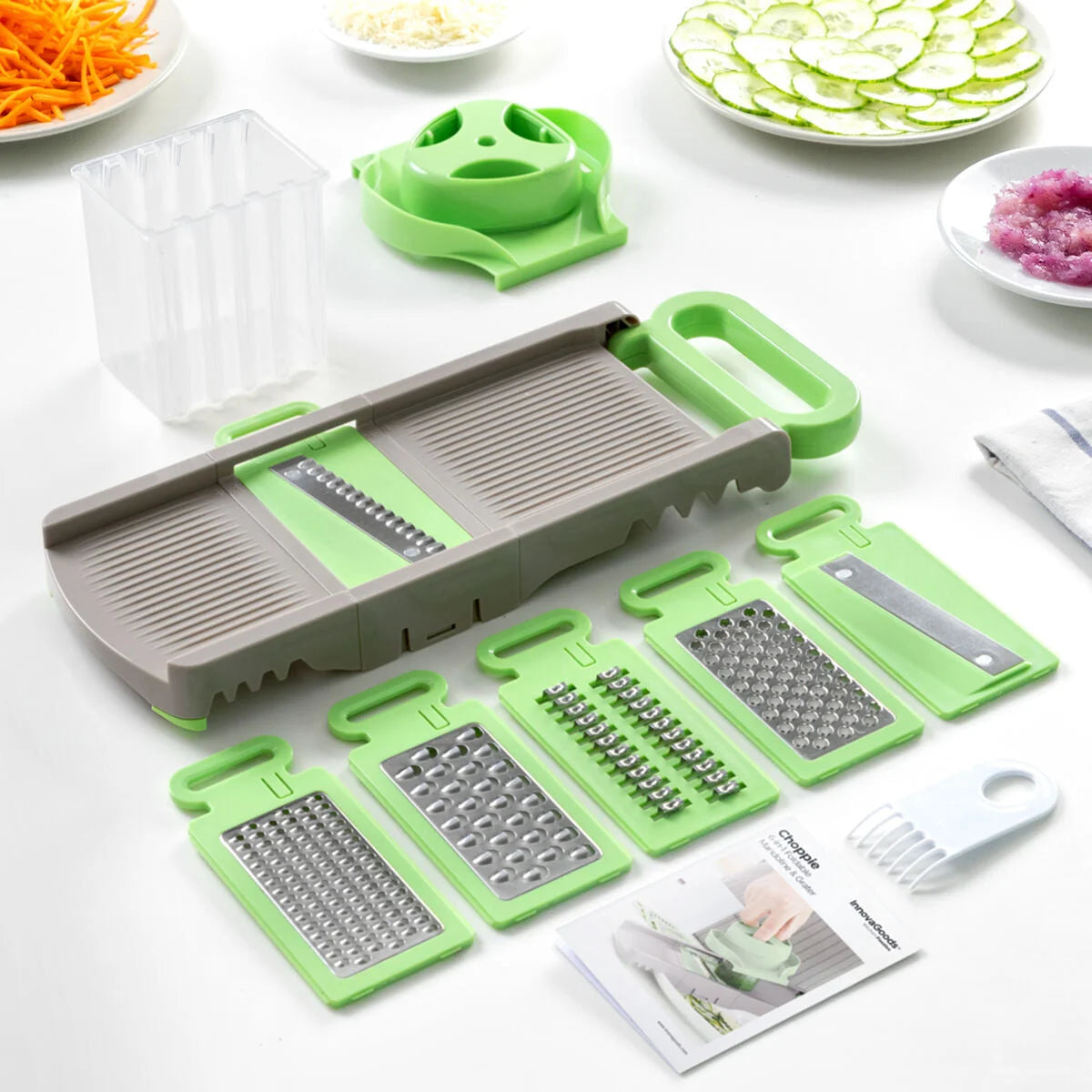 Mandoline-Reibeisen Faltbar 6 in 1 Choppie – Produktansicht 3