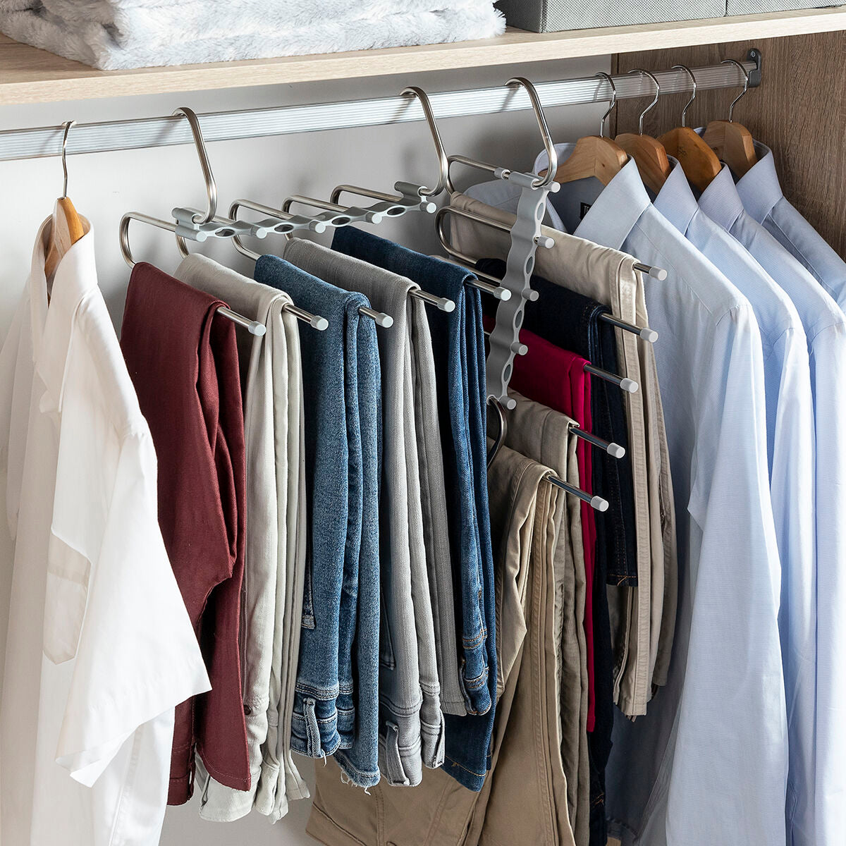 InnovaGoods Mehrfachbügel 5-in-1 für Hosen