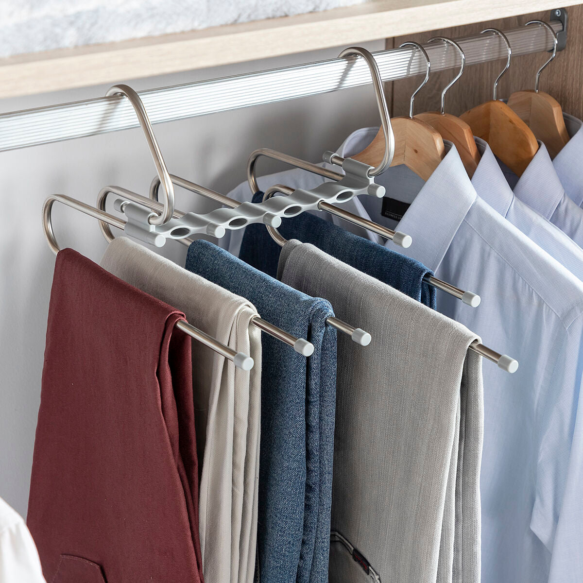 InnovaGoods Mehrfachbügel 5-in-1 für Hosen