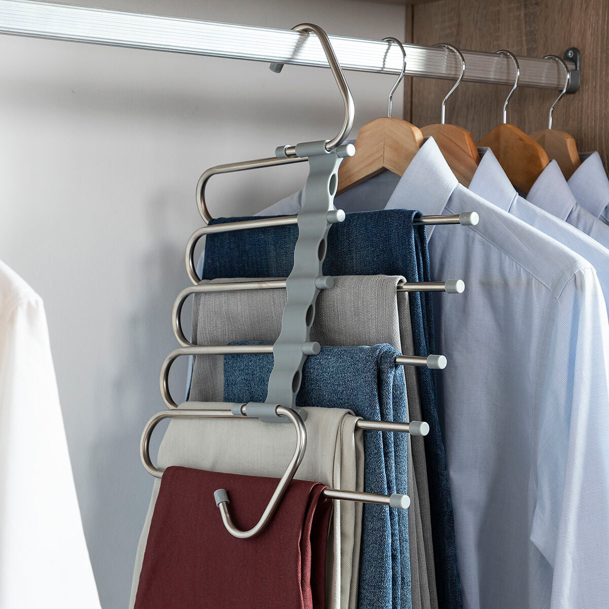 InnovaGoods Mehrfachbügel 5-in-1 für Hosen