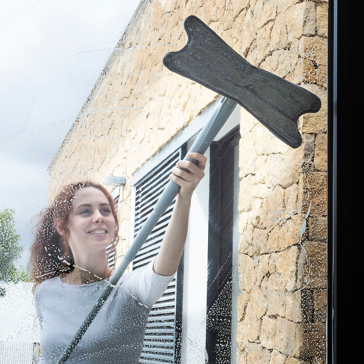 InnovaGoods Mikrofaser-Mop selbstausdrückend Typ X