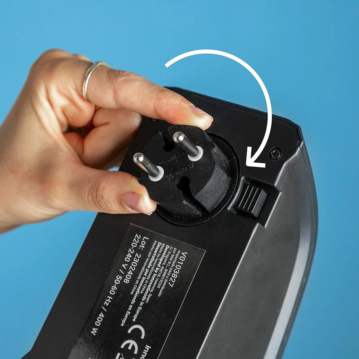 Heatpod Mini-Steckdosenheizung mit Timer, 400 W – Produktansicht 4