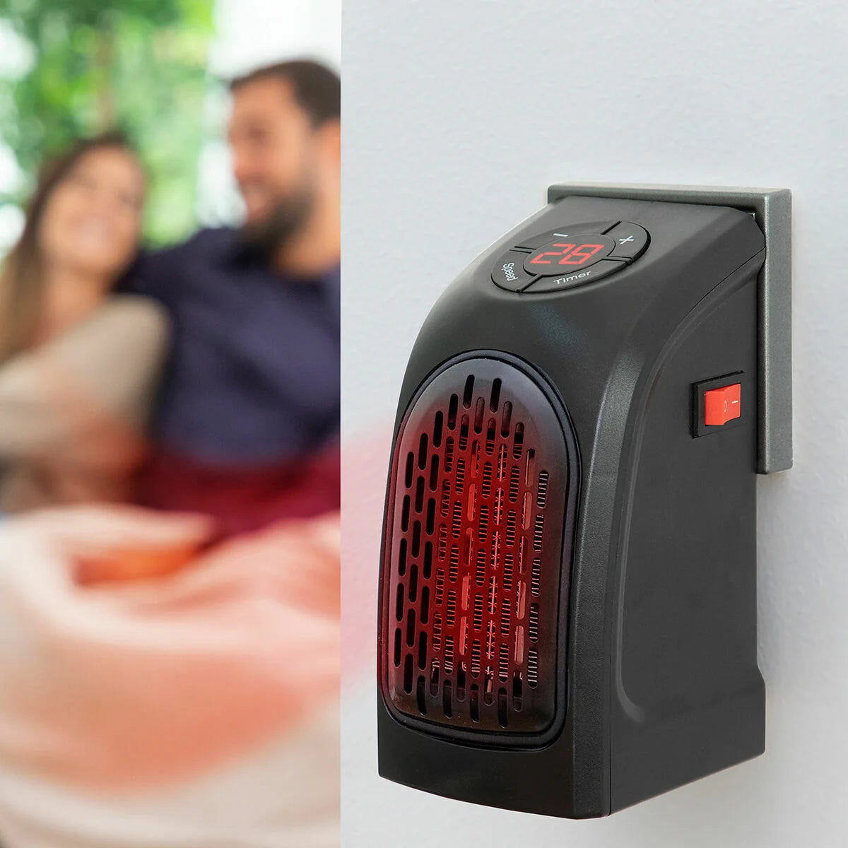 InnovaGoods Mini-Heizung 400 W – Tragbare Steckdose