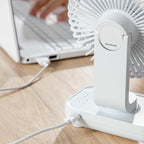 InnovaGoods Mini-Schreibtischventilator wiederaufladbar
