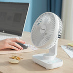 InnovaGoods Mini-Schreibtischventilator wiederaufladbar