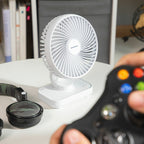 InnovaGoods Mini-Schreibtischventilator wiederaufladbar