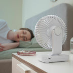 InnovaGoods Mini-Schreibtischventilator wiederaufladbar