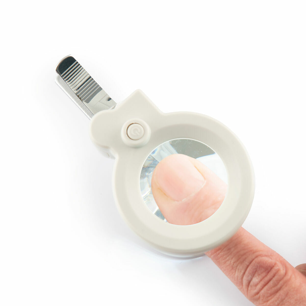 InnovaGoods Nagelknipser mit LED-Licht und Lupe