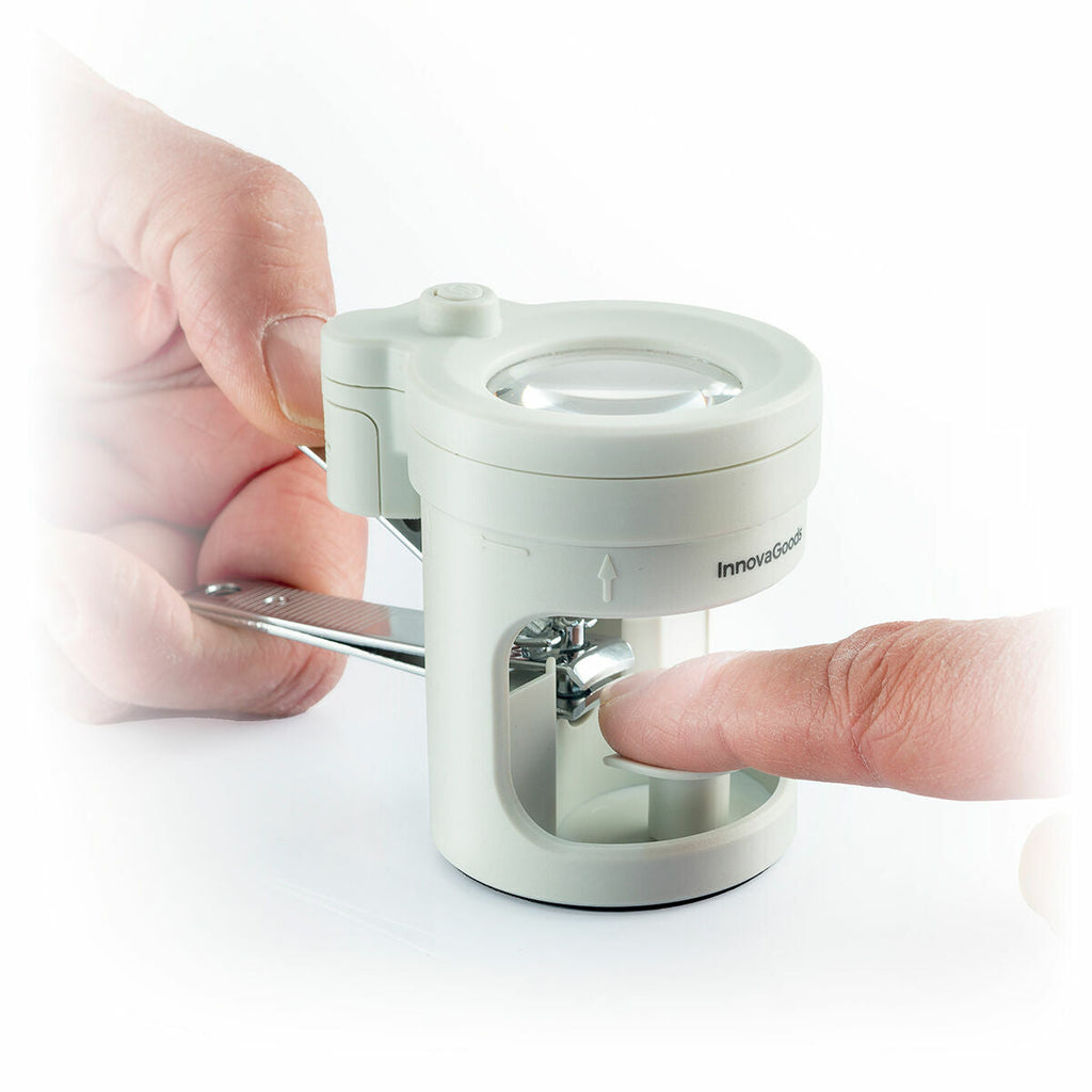 InnovaGoods Nagelknipser mit LED-Licht und Lupe