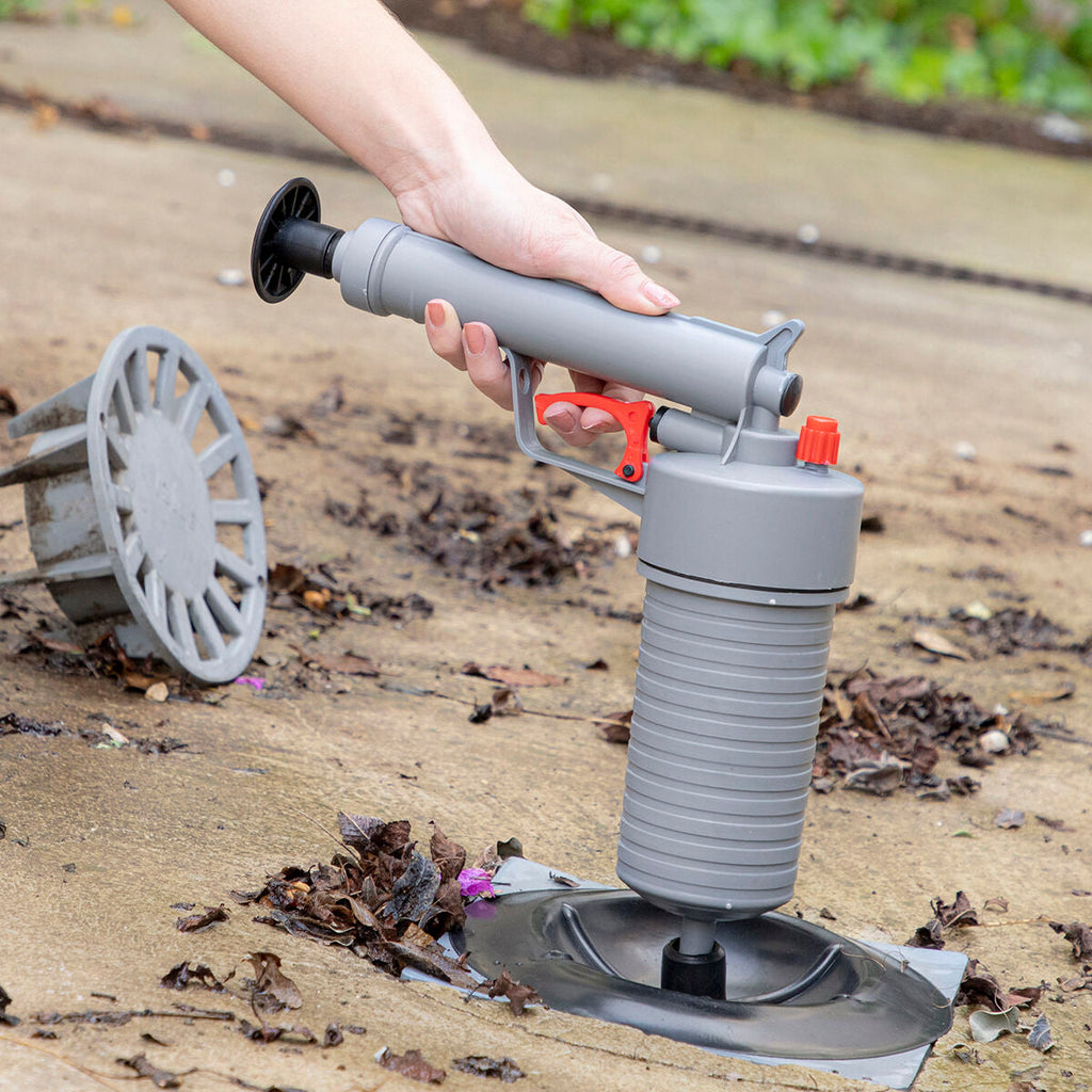 InnovaGoods Pressluftpistole zur Abflussreinigung