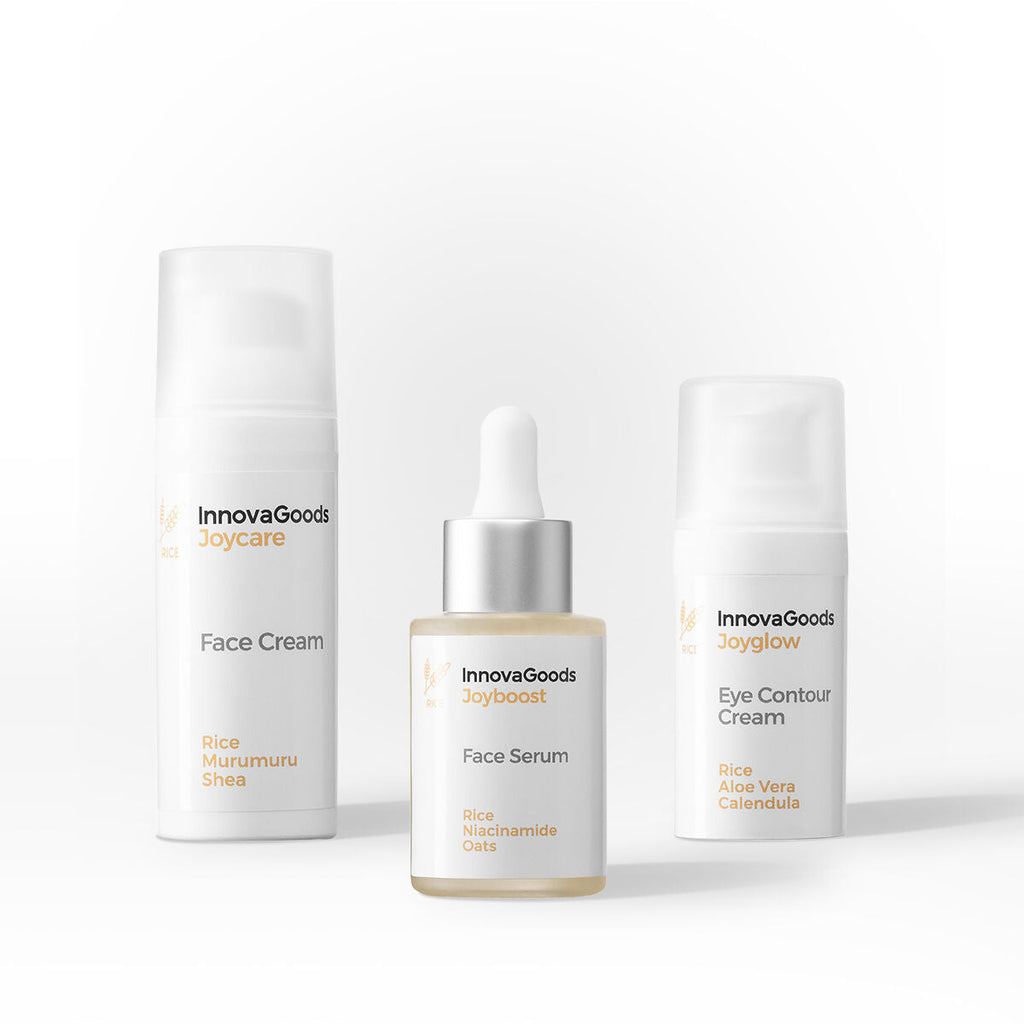 InnovaGoods Rice Gesichtspflege – Serum & Creme