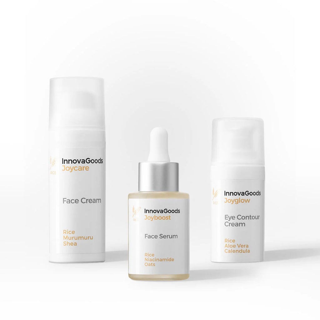 InnovaGoods Rice Gesichtspflege – Serum & Creme
