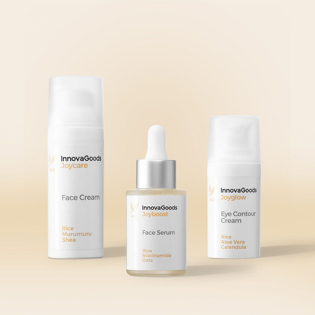 InnovaGoods Rice Gesichtspflege – Serum & Creme