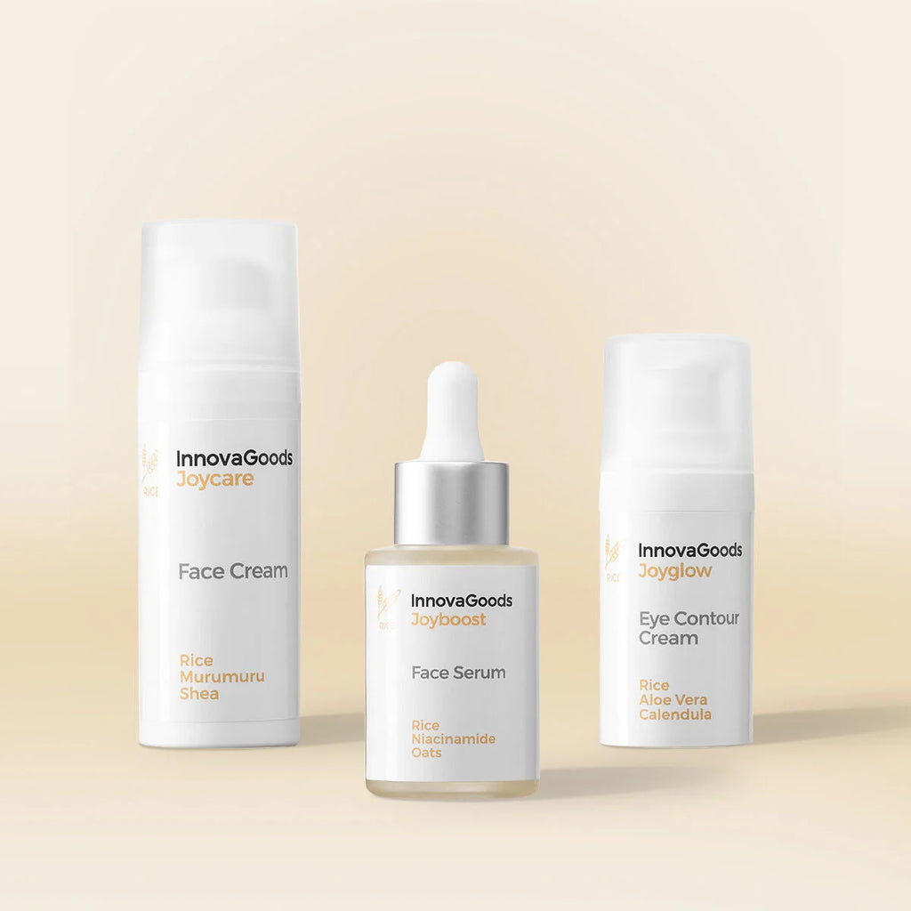 InnovaGoods Rice Gesichtspflege – Serum & Creme